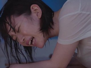 boobs nhỏ châu Á trong áo thun ướt Yura Kano - Nhật Bản khiêu dâm tự chế với cumshot