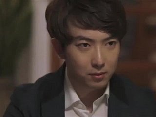 Beau-fils baise la scène de sexe de anorak coréen de sa mère