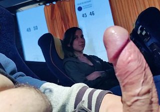 Exotic teen swell up dig up in motor coach