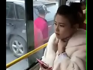 Chinese latitudinarian kissed. In the matter of bus .