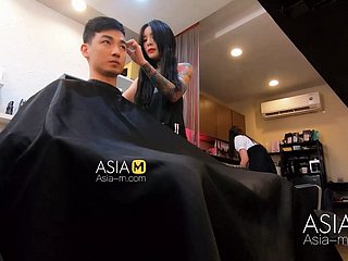 ModelMedia Asia-Barber Shop Brash Sex-Ai Qiu-MDWP-0004-Best Original Asia Porn Photograph