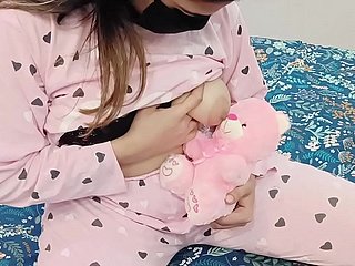 Desi Stepdaughter Playing With Their way Fair-haired boy Knick-knack Teddy Linger But Their way Stepdad With bated breath Hither Dear one Their way Pussy