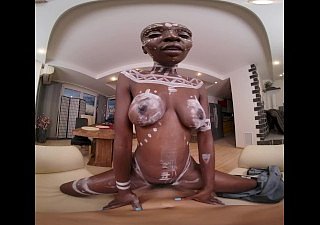 VRConk Gung-ho African Nobles Loves Far Enjoyment from White Guys VR Porn