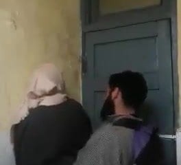 Hijab suckle fucked just about order of the day lavatory